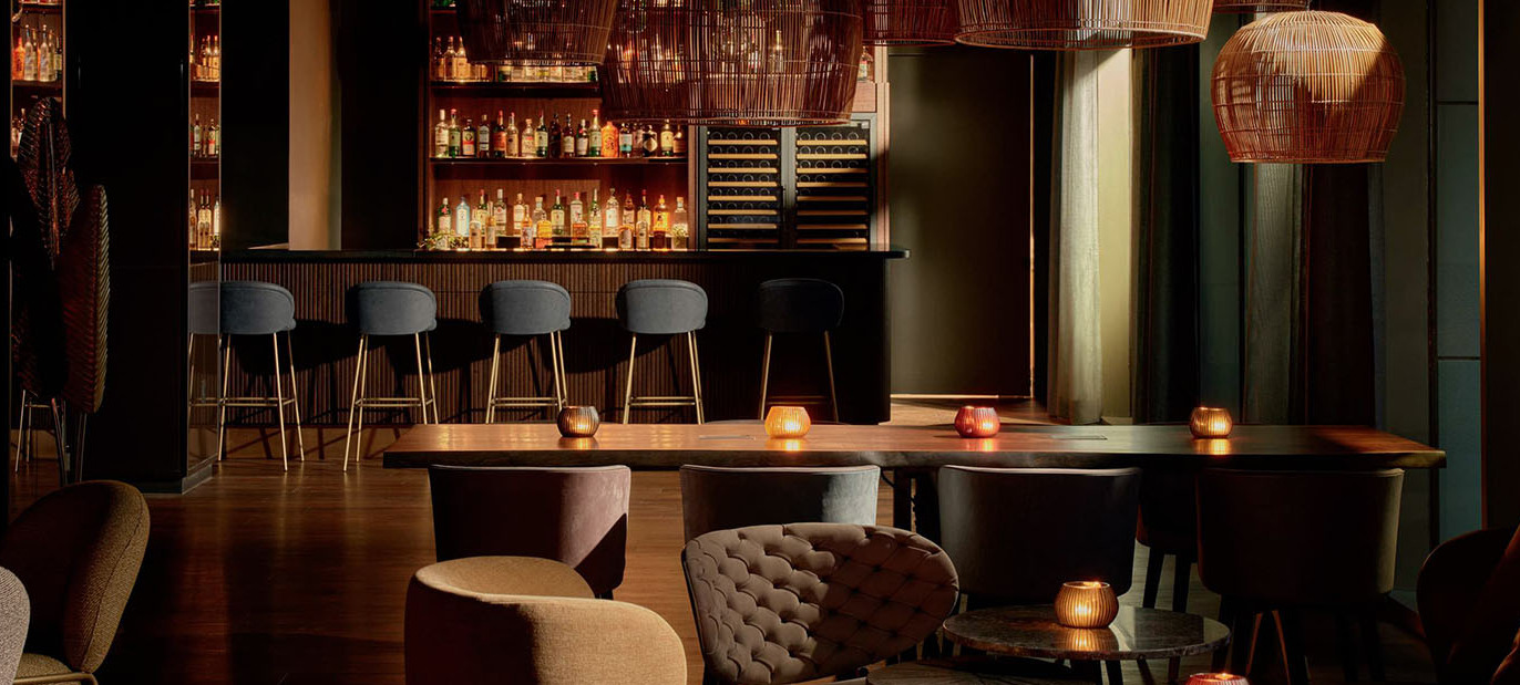 Espace bar très joliment décoré
